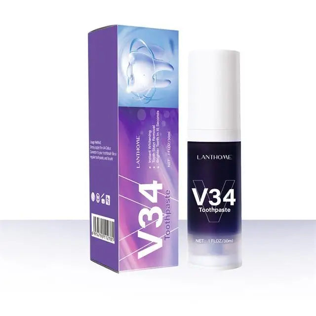 V34 Teeth Whitening Mousse Toothpaste